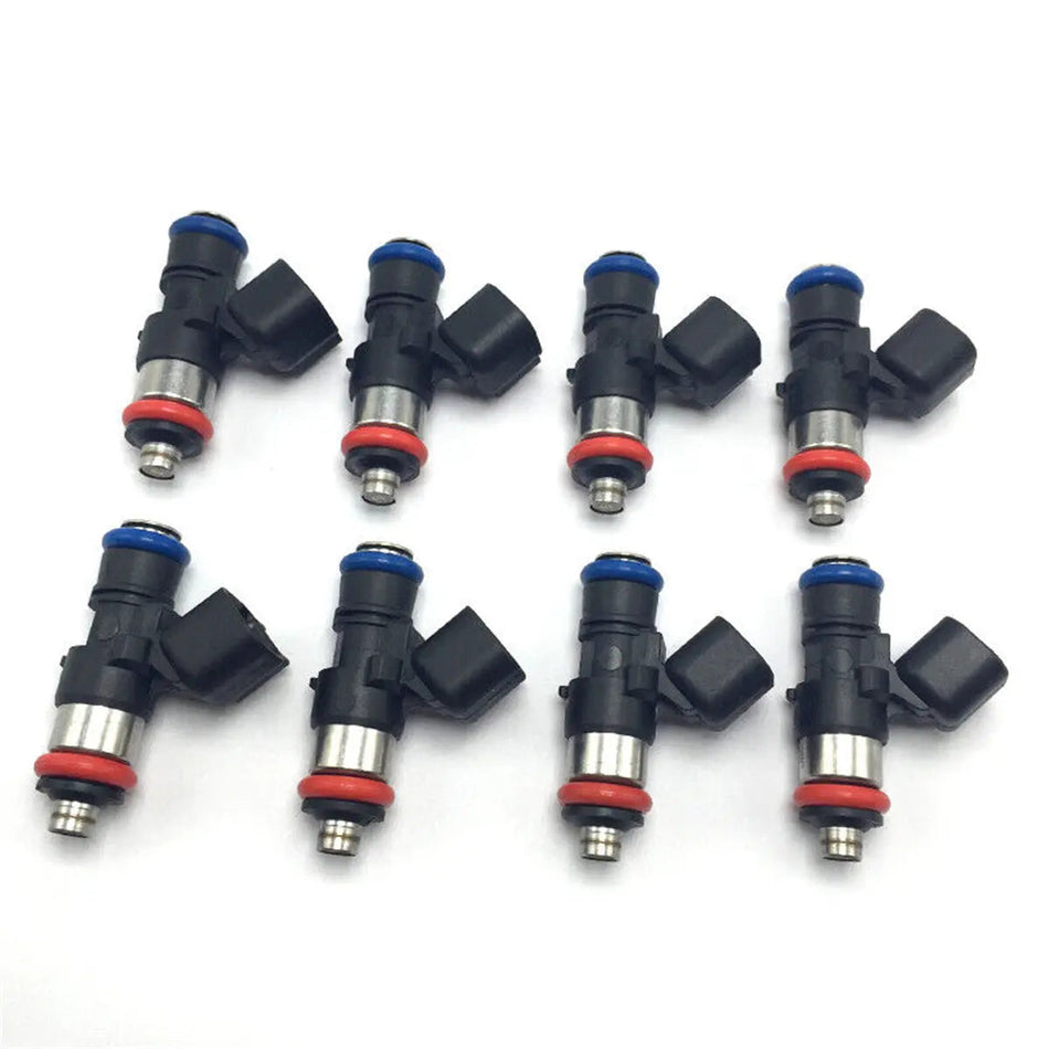 8-Pack Fuel Injector 12576341 0280158051 Compatible with Chevrolet Corvette LS3 LS7 Camaro SS