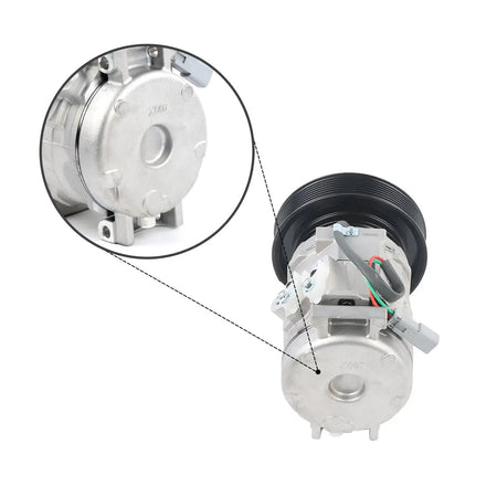 A/C Compressor 305-0325 8PK 24V for Caterpillar Excavator 324D - image 4