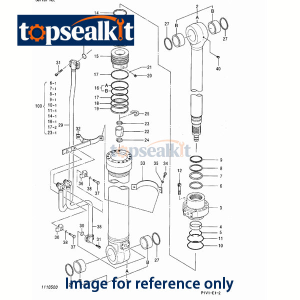 YN01V00103R900 Hydraulic Cylinder Seal Kit For Kobelco