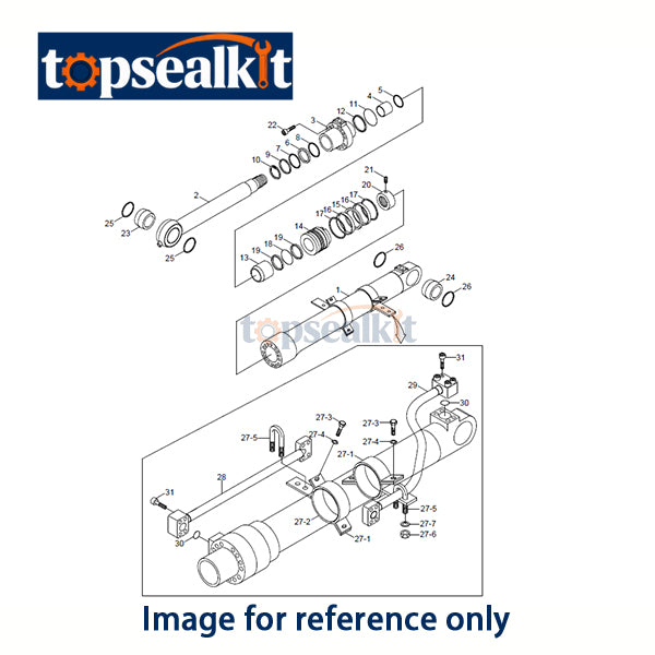 31Y115545 Hydraulic Cylinder Seal Kit For Hyundai R420LC