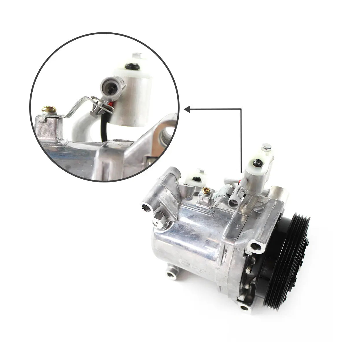 95200-63JA0 4PK A/C Compressor SV08A for Suzuki Swift III SX4 - image 5