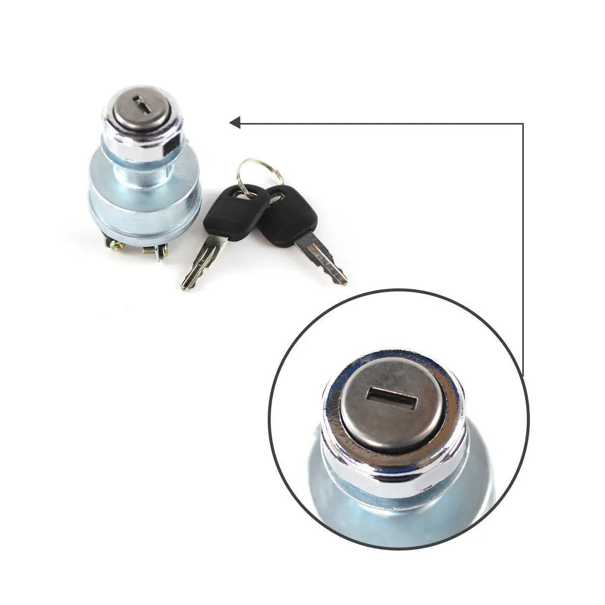 ignition switch 9G-7641 for Caterpillar E320C D250E D300E Excavator - image 3