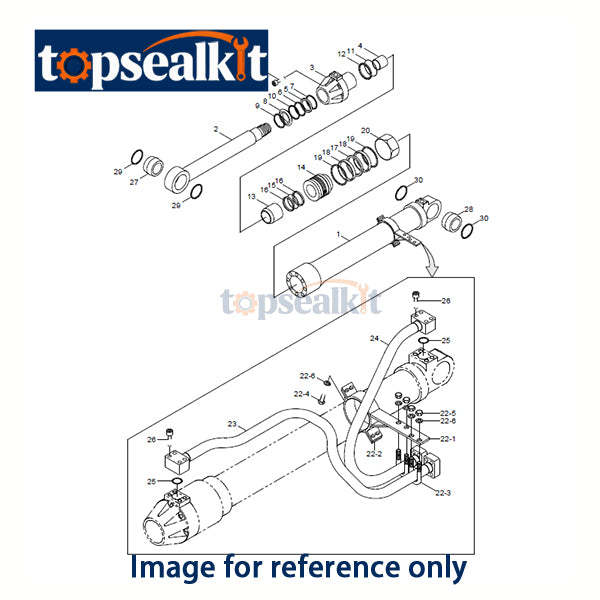 91E62713 Hydraulic Cylinder Seal Kit For Hyundai R420LC