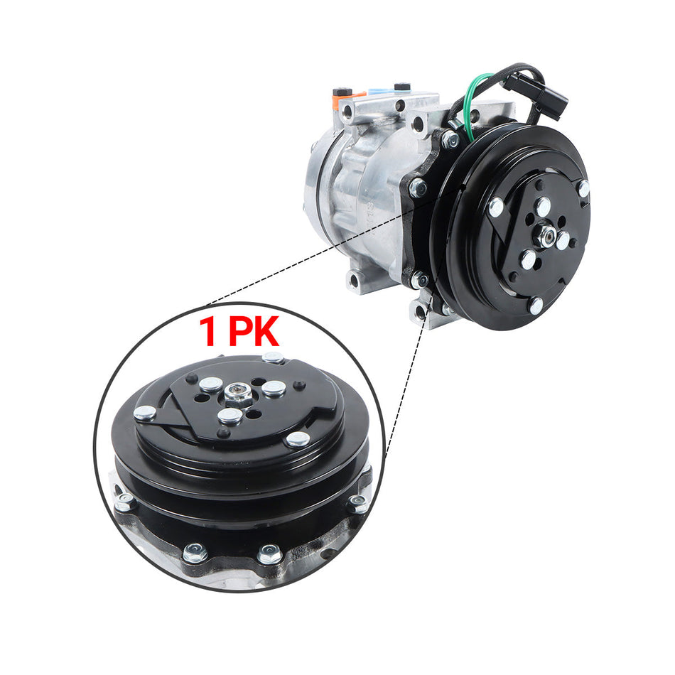 229-8994 A/C Compressor 1PK 24V for Caterpillar 308C 314C 321C Excavator - image 2