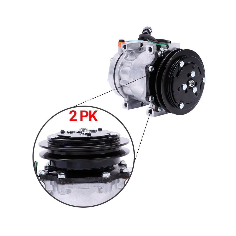 A/C Compressor 259-7245 1PK 24V for Caterpillar 308D 314DCR - image 2