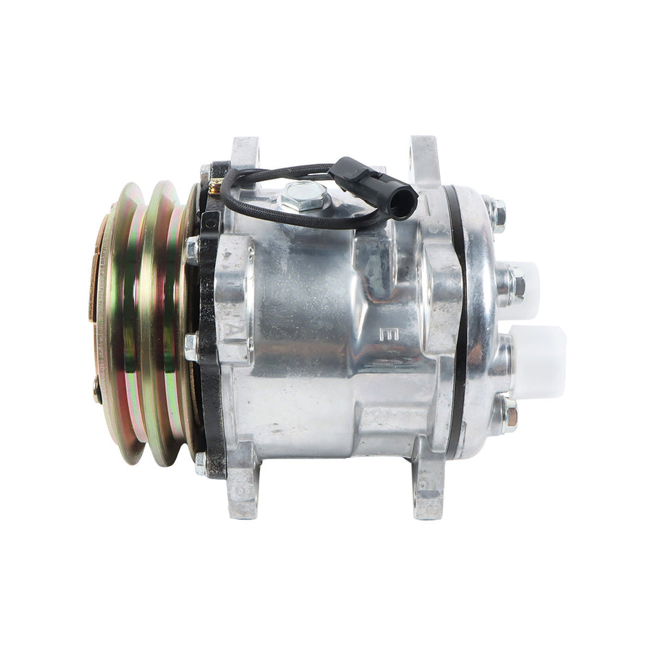 A/C Compressor 1911506010 2PK 12V for Takeuchi Excavator TB145 TB153FR TB180FR