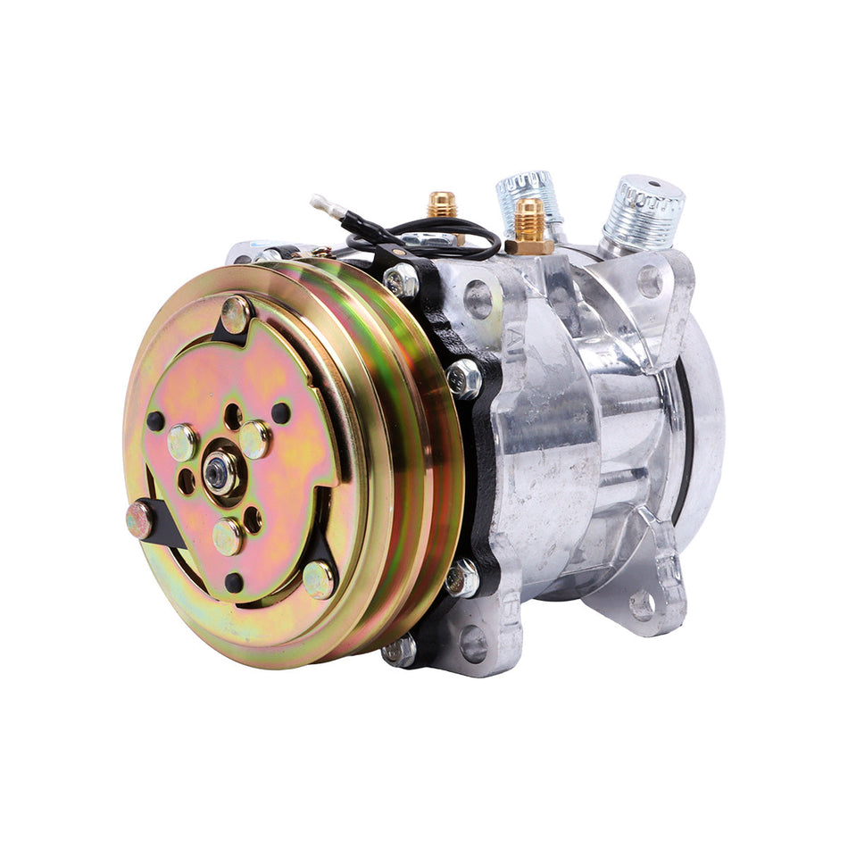 345-4547 A/C Compressor 2PK 12V for Caterpillar 259D 279D 246D Loader