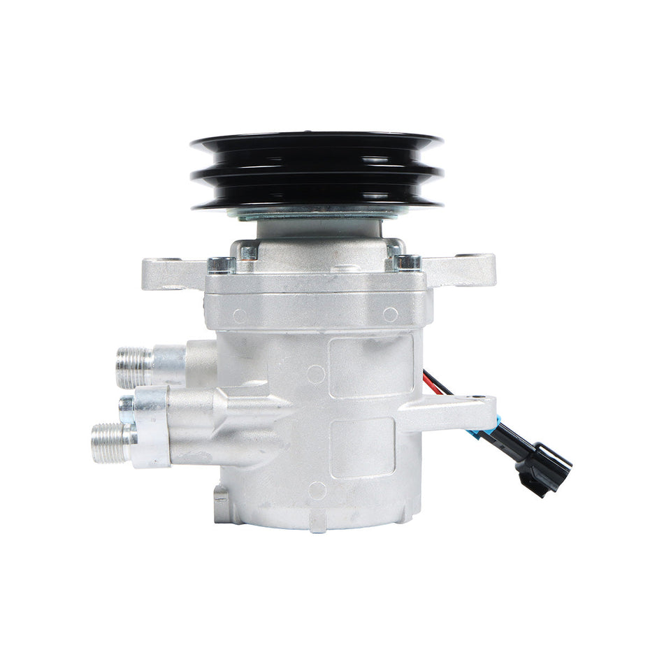 A/C Compressor 6733655 2PK 12V for Bobcat S150 S160 S175 S185 S205 Skid Steer Loader