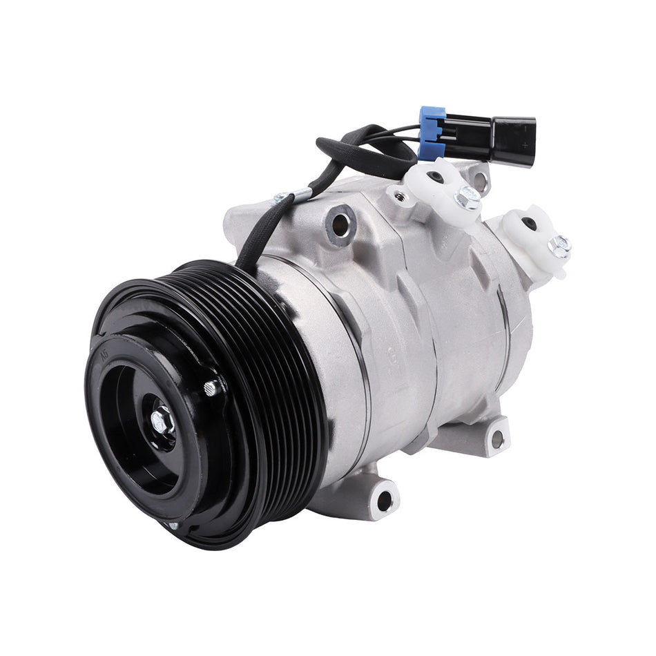 RE326205 A/C Compressor 8PK 12V for John Deere Skid Steer Loader 318E 319E