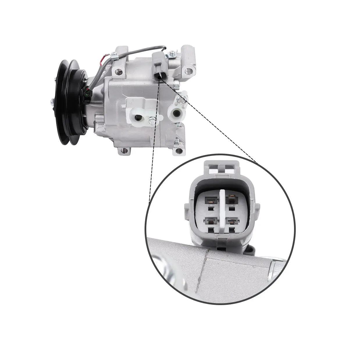 A/C Compressor 6244536M92 1PK for Kubota Tractor L3240 L3430 - image 3