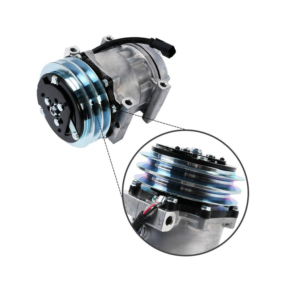 415-2557 A/C Compressor for Caterpillar Engine C2.6 C3.3B Excavator 307 307E 307E2 30 - image 2