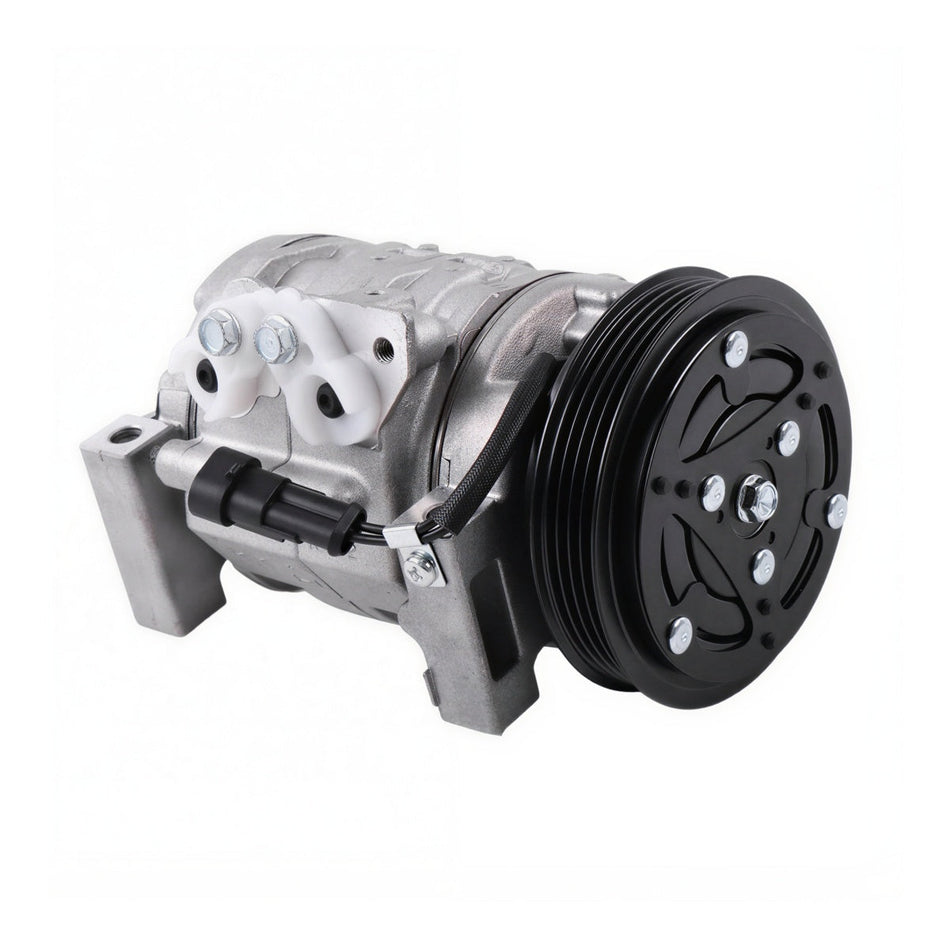 008012969U91 A/C Compressor 4PK 12V for Mahindra Tractor 6065 6075 7095 8090 8100