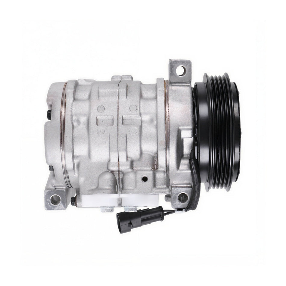 008012969U91 A/C Compressor 4PK 12V for Mahindra Tractor 6065 6075 7095 8090 8100 - image 2