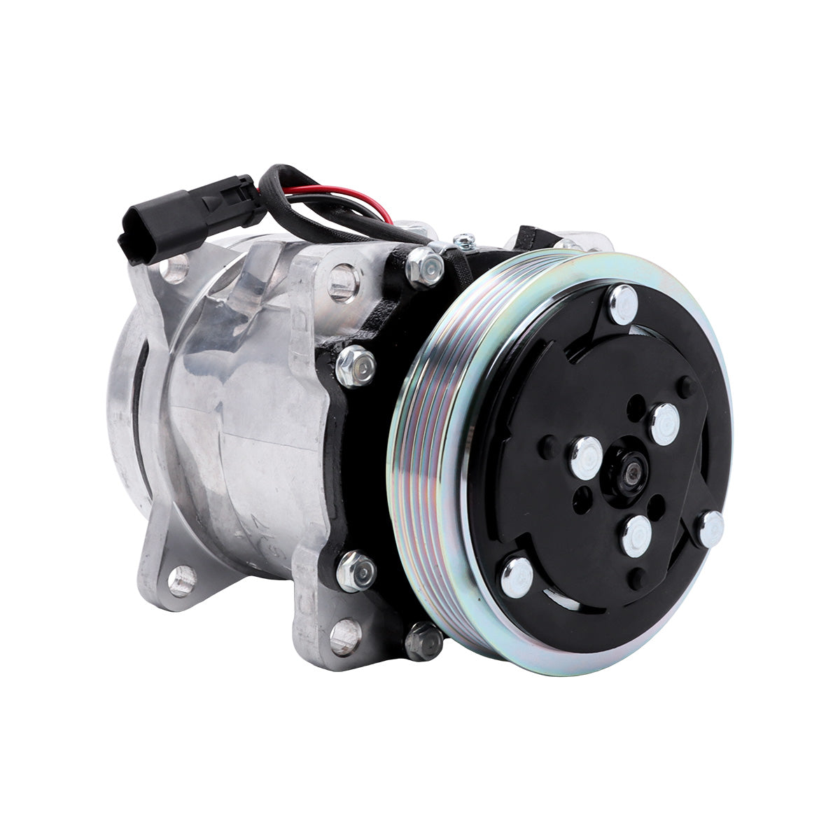 QP5H11-1812 4PK 12V A/C Compressor for Bobcat Loader T550 T595 T630 T650 S595 S550
