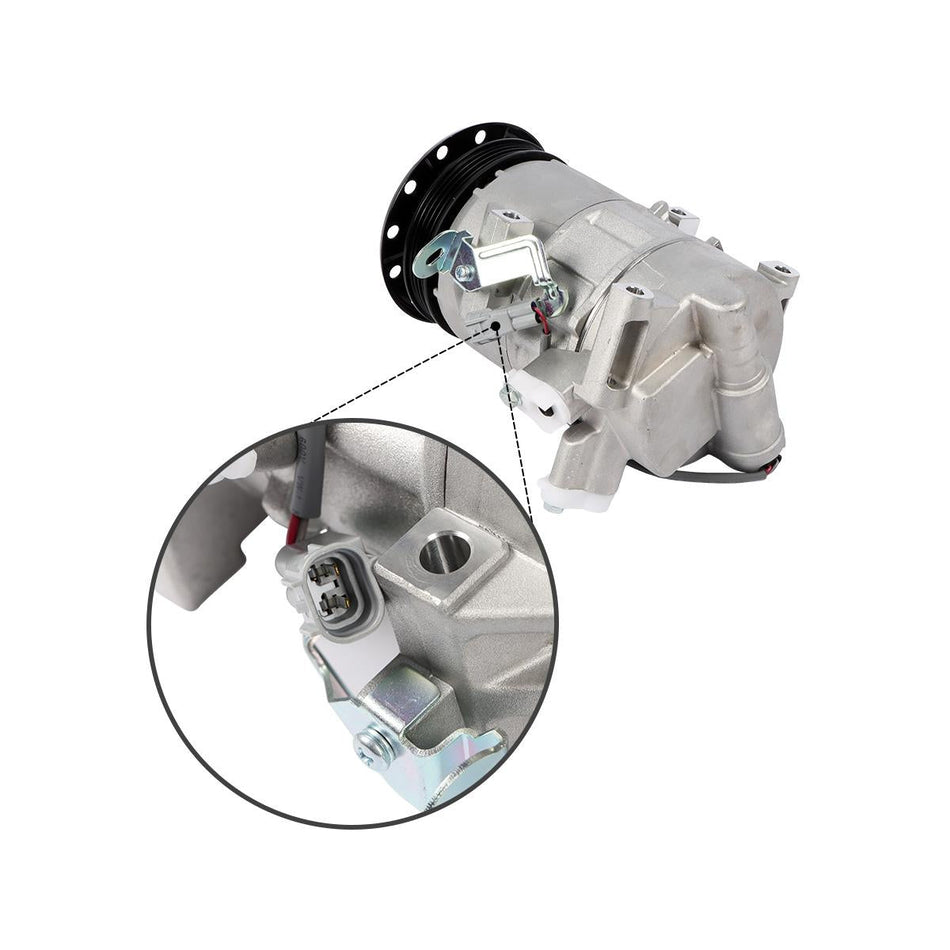 447260-2330 4PK A/C Compressor 5SER09C for Toyota Yaris - image 2