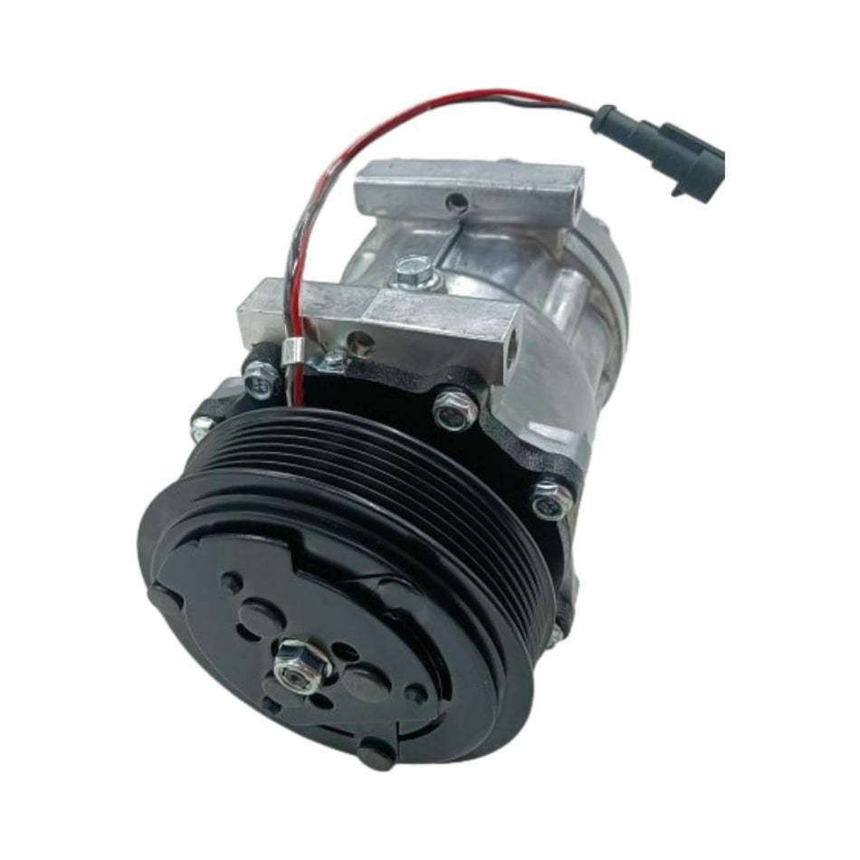 47358876 6PK 12V A/C Compressor for Case Tractor 110U 115U 105U 100C 120C 120U 90C - image 2