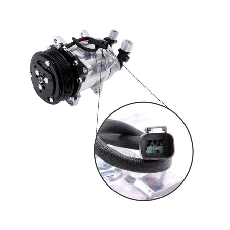 A/C Compressor 7279628 6PK 12V for Bobcat Skid Steer Loader A770 L750 S650 - image 3