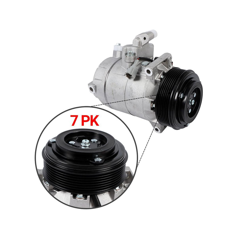 926001CB0B A/C Compressor 7PK 12V for Infiniti EX35 FX35 G37 3.5L 3.7L - image 2