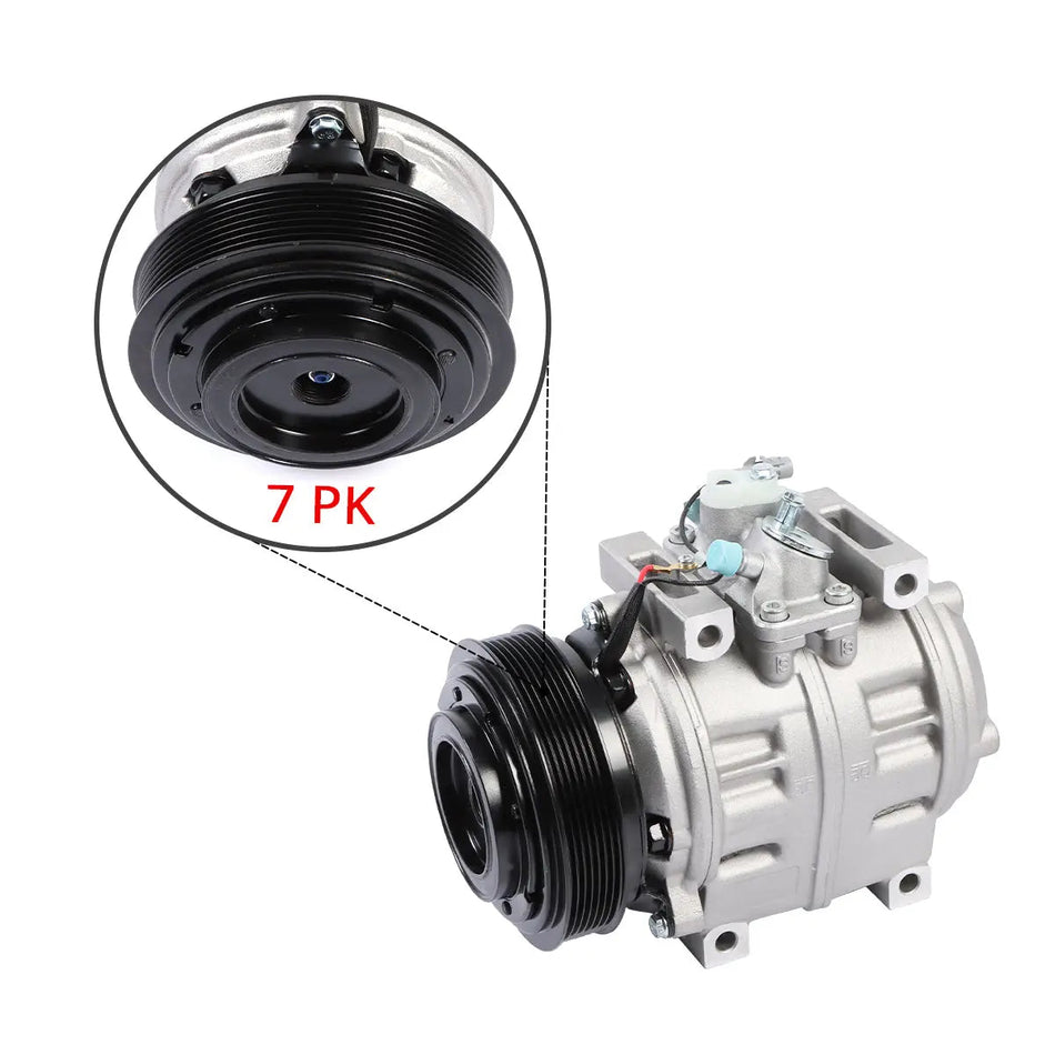 A/C Compressor 88310-36212 7PK 24V for Toyota Coaster Bus - image 2