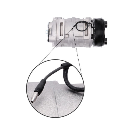 435-56282 A/C Compressor 8PK 12V for Shuttle Bus Va Transair Carrier Systems - image 3