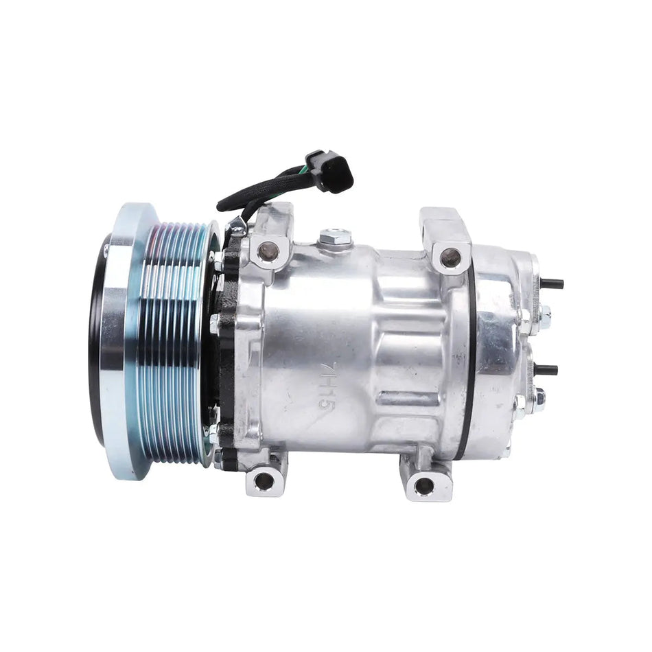 320-1291 A/C Compressor 8PK 24V for Caterpillar Wheel Loader 924K 930K 938K
