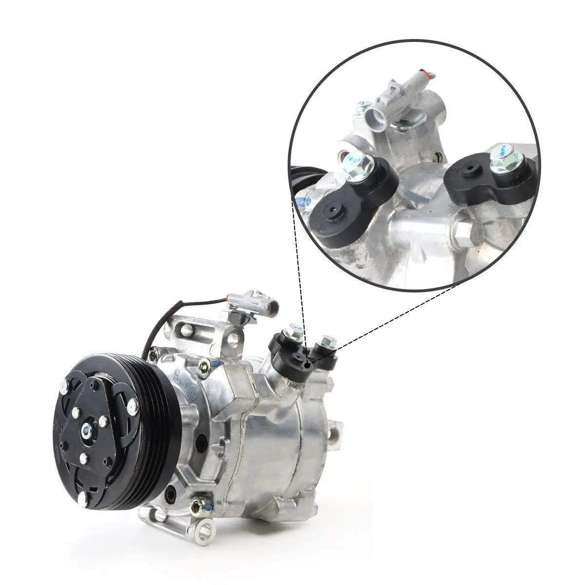 95201-68LA1 A/C Compressor 4PK 12V for Suzuki Swift Mitsubishi - image 2