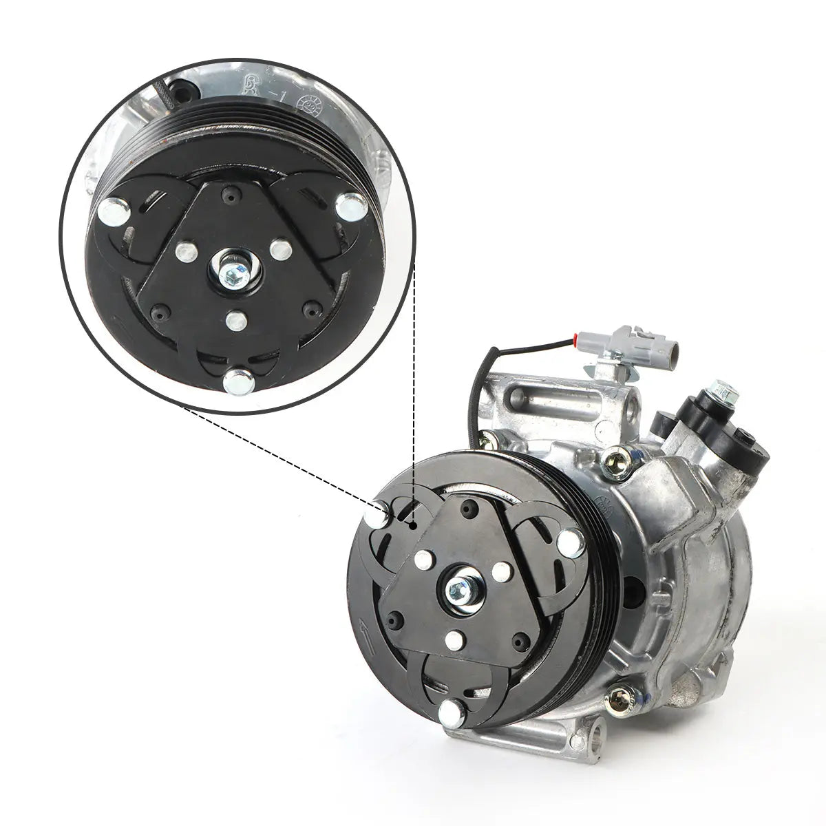 95201-68LA1 A/C Compressor 4PK 12V for Suzuki Swift Mitsubishi - image 3