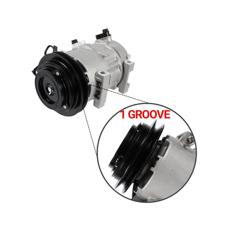 TE16-0023A A/C Compressor 1PK 12V for Kioti Tractor - image 2