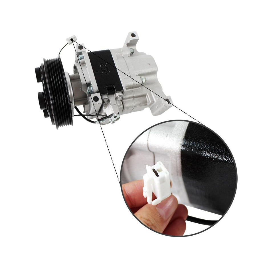 BP4K61K00 A/C Compressor H09A1AC4DT for Mazda M3 1.6 M2 - image 2