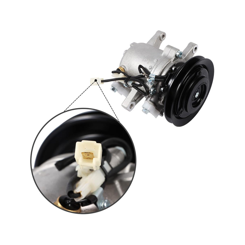 447260-5781 A/C Compressor SVO7E for Kubota Tractor M108S M5040 - image 2