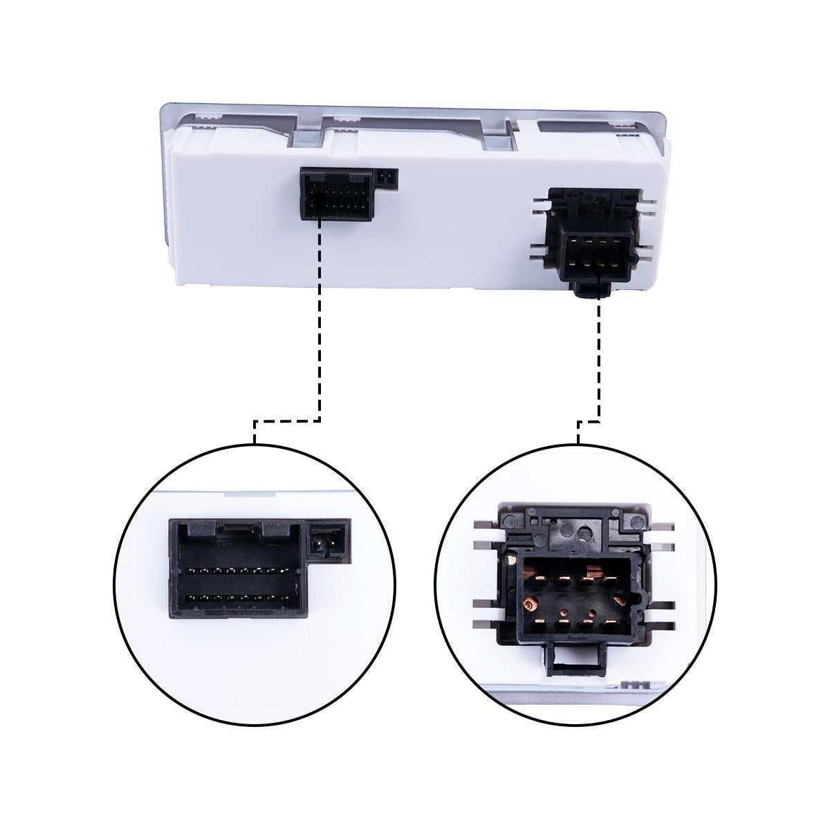 F21-1034-100 (F211034100) A/C Temperature Control Panel for Kenworth Paccar T270 T370 - image 2