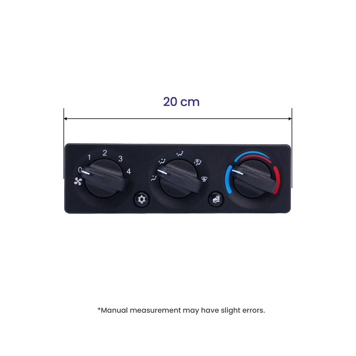 F21-1034-100 (F211034100) A/C Temperature Control Panel for Kenworth Paccar T270 T370 - image 3