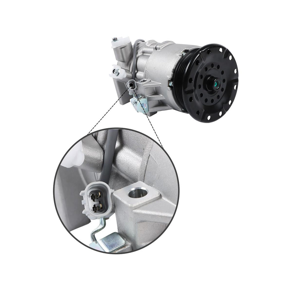 447220-9465 A/C Compressor for Toyota Yaris SCION Xa Xb 1.5L - image 2