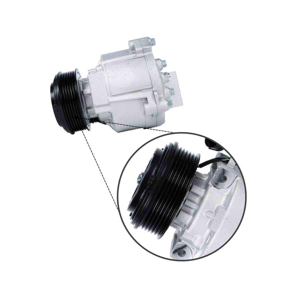 A/C Compressor 7813A215 for Mitsubishi Lancer - image 2