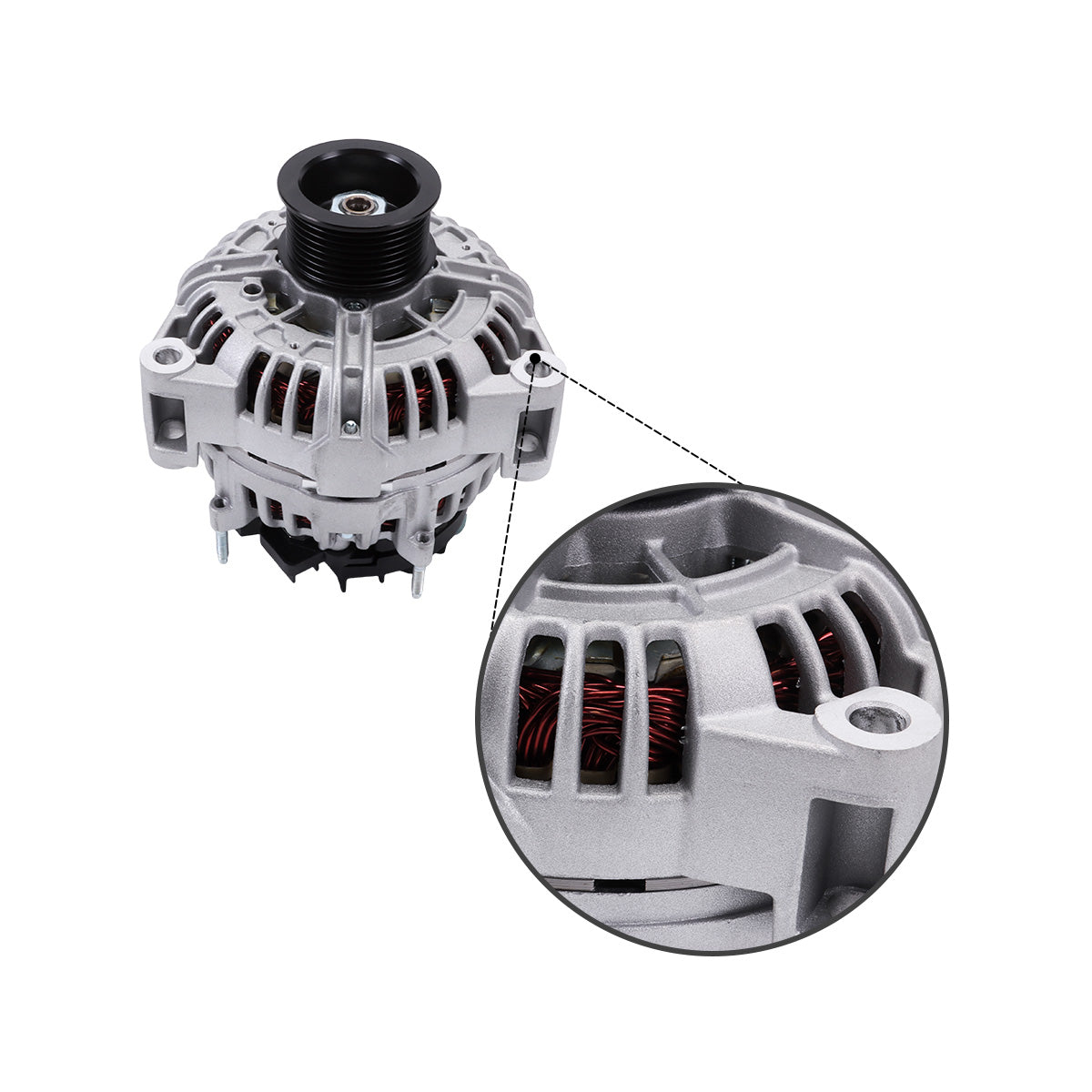 Aftermarket alternator RE210793 for John Deere Tractor - image 3
