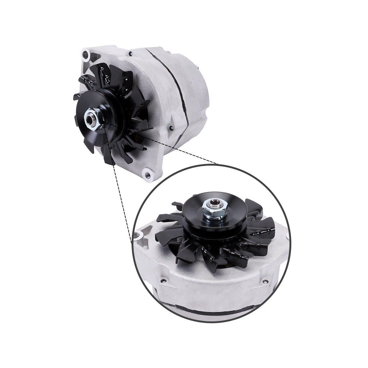 1358911 12V alternator for Hyster Forklift - image 2