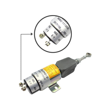 Topsealkit B4002-1115030 fuel shut-off solenoid, for Komatsu PC60-7 PC200-7 Excavator - image 4