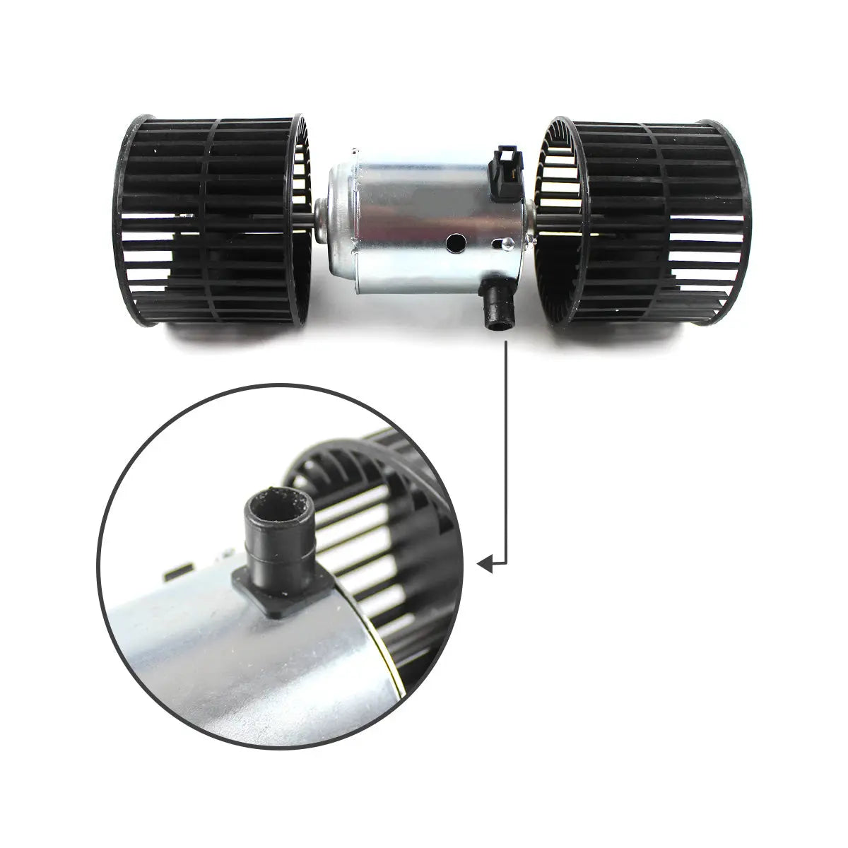 Hitachi Blower Motor Y-SSMZ113-12 (YSSMZ11312) for ZAX70 ZX70 ZX60 ZX80 - image 4