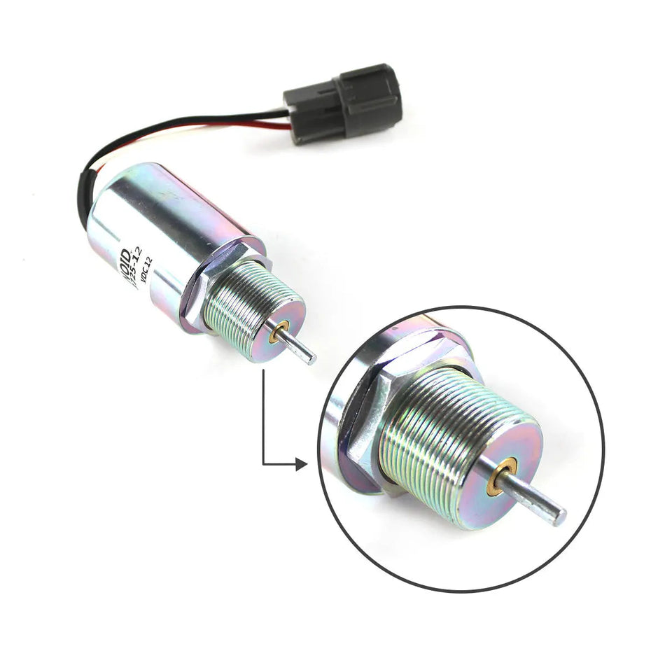 SA-3725-12 fuel shut-off solenoid for Mitsubishi L2E L3E S3L S4L Engine SDMO Volvo Toro - image 2