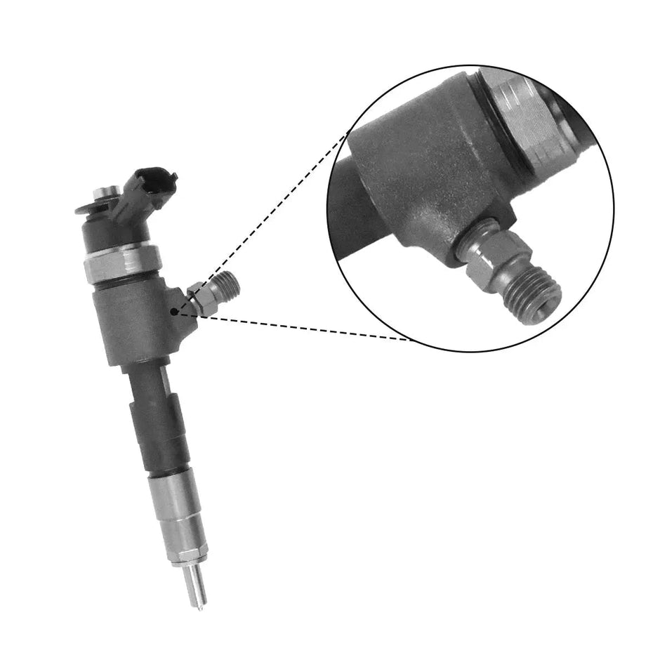 Common Rail Fuel Injector 0445110340 0445110739 Compatible with Citroen Fiat Ford Bosch Peugeot 1.6 TDCI Scudo 2012-2016
