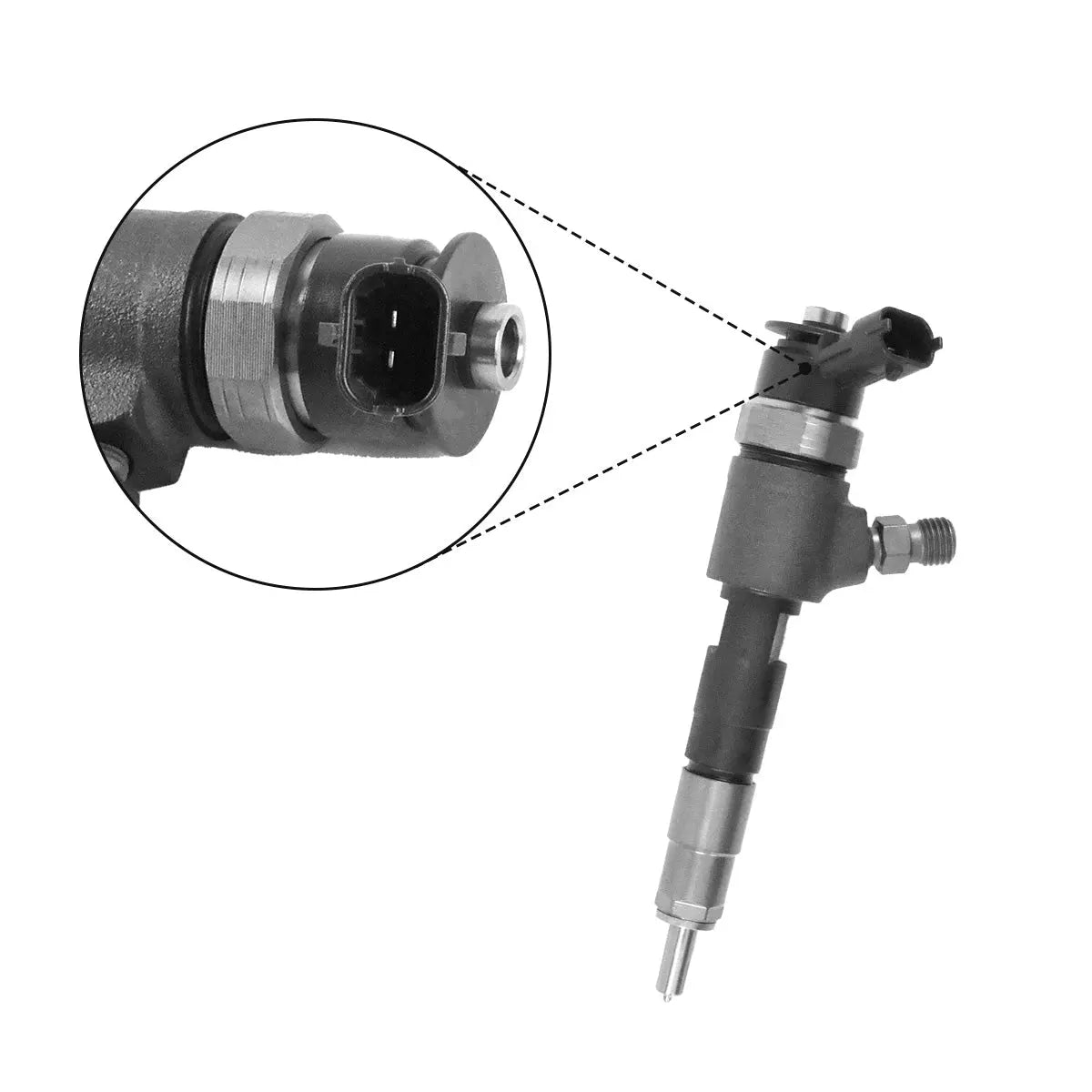 Common Rail Fuel Injector 0445110340 0445110739 Compatible with Citroen Fiat Ford Bosch Peugeot 1.6 TDCI Scudo 2012-2016