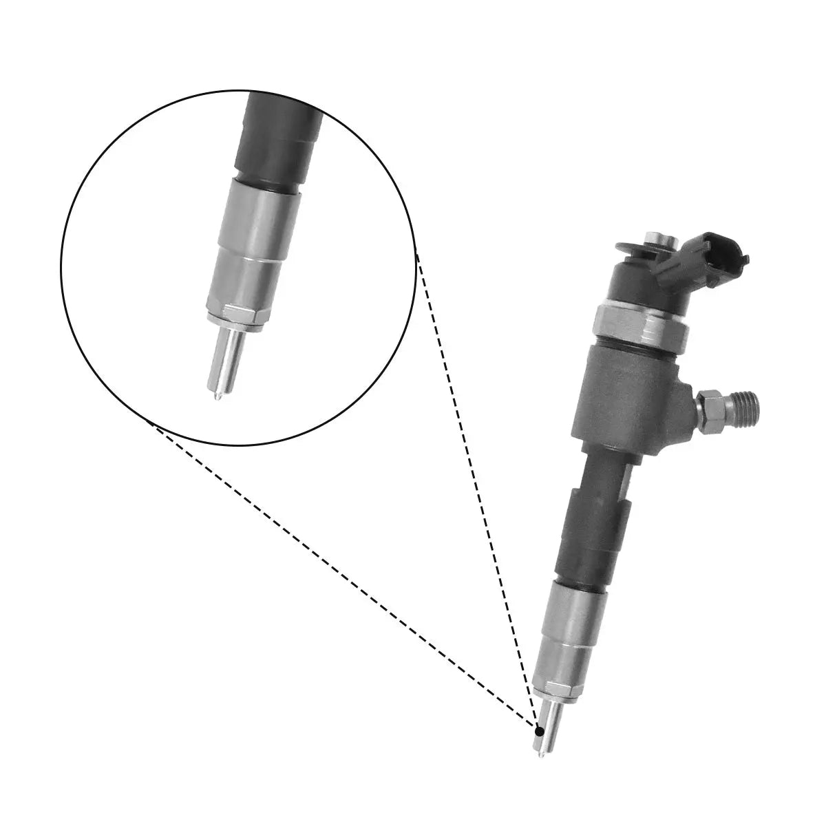 Common Rail Fuel Injector 0445110340 0445110739 Compatible with Citroen Fiat Ford Bosch Peugeot 1.6 TDCI Scudo 2012-2016