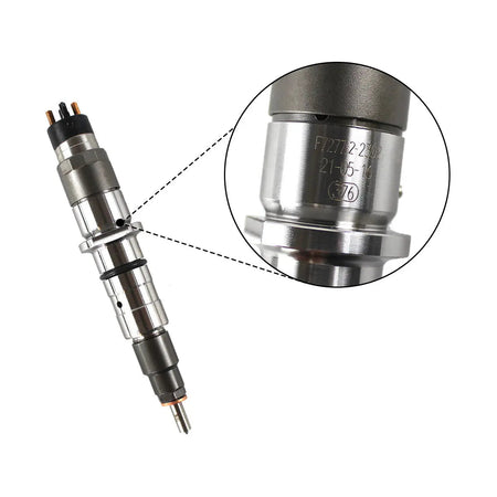 Common Rail Fuel Injector 0445120272 5263305 Compatible with Case Cummins QSC8.3 8.3L Komatsu