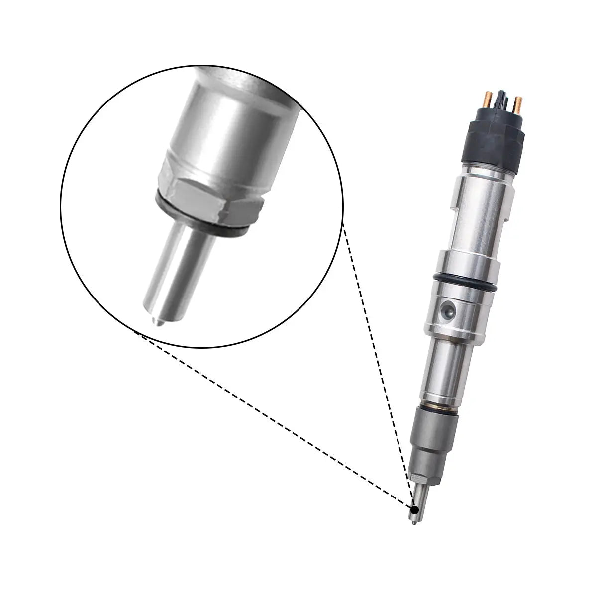 Common Rail Fuel Injector 0445120415 Compatible with Heavy Trucks Man MC13 Bosch