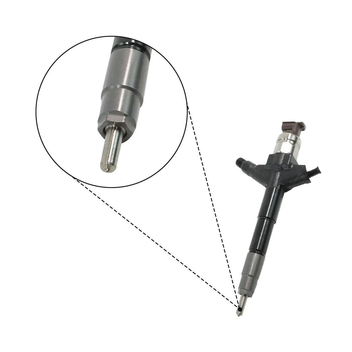 Common Rail Fuel Injector 295050-1060 166003XN0A Compatible with Denso Nissan YD25 Engine Navara Pathfinder NP300 2.5 D