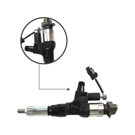 095000-6811 Common Rail Fuel Diesel Injector Compatible with Hino J08E Engine