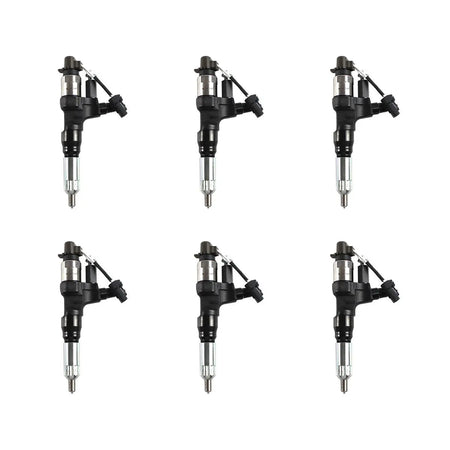 095000-6593 Fuel Injector Compatible with Kobelco SK330-8 SK300-8 Hino J08E