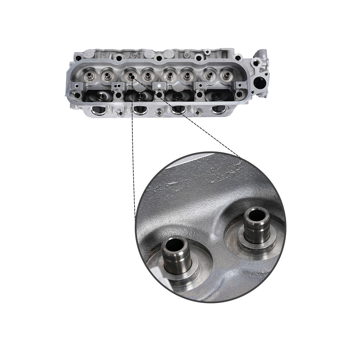 Cylinder Head 11101-76017-71 11101-73020-71 for Toyota 5FG 6FG 7FG Forklift Truck 4Y  - image 2