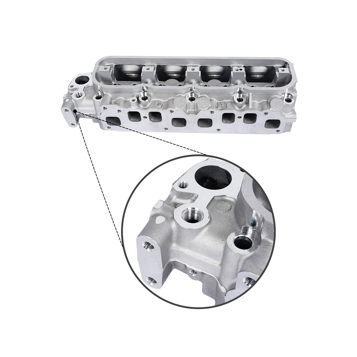 Cylinder Head 11101-76017-71 11101-73020-71 for Toyota 5FG 6FG 7FG Forklift Truck 4Y  - image 3