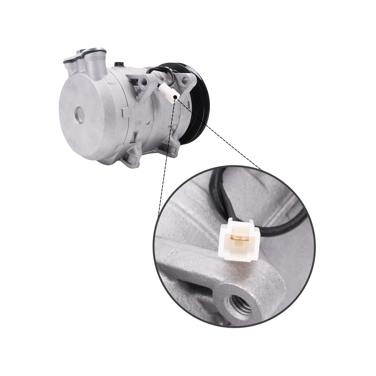 9260054N00 1PK 12V A/C Compressor DKS16H for Nissan Patrol Y60 TD42 TB42 RB3 - image 4